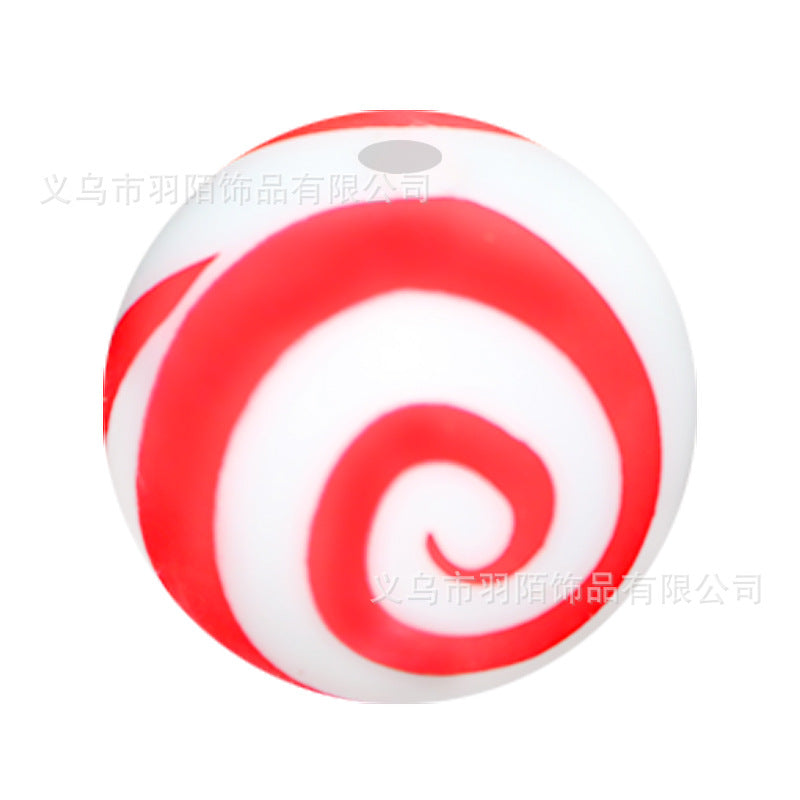 Wholesale 50PCS 15mm Leopard Print Silicone Balls