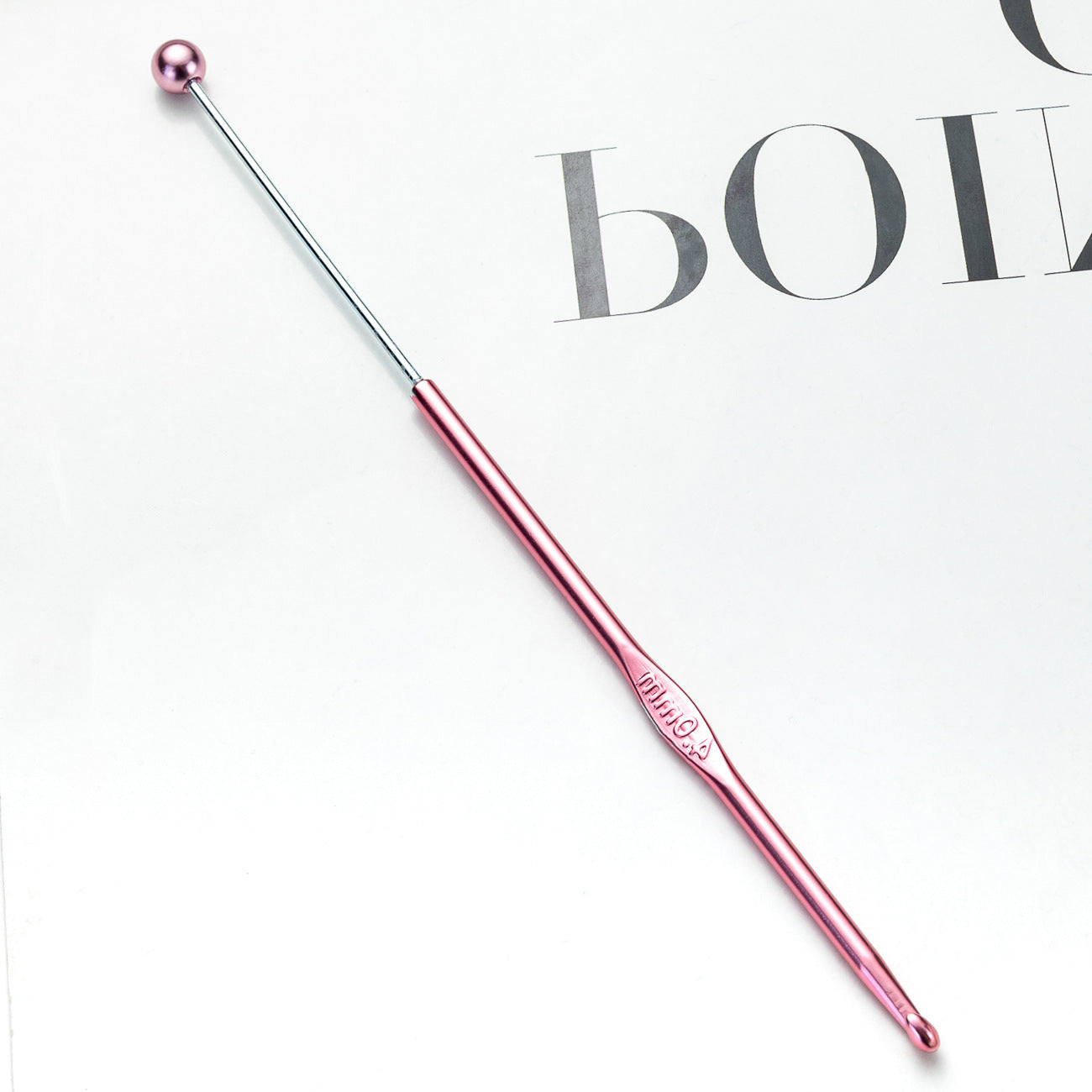 Wholesale 3mm 4mm 5mm 6mm DIY Bead Single Head Knitted Sweater Yarn Crochet Hook