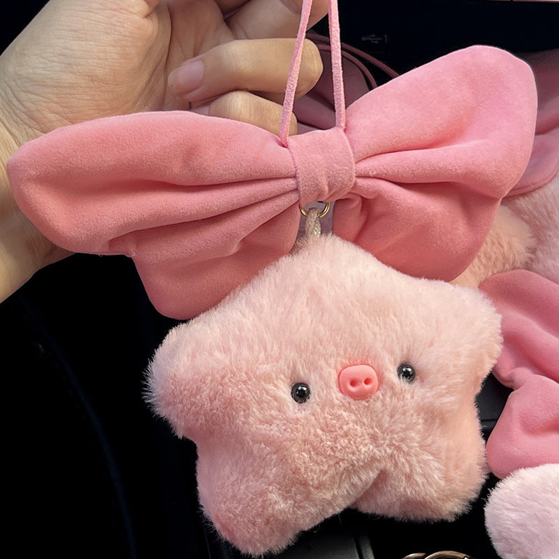 Wholesale Cute Star Doll Plush Ball Keychain