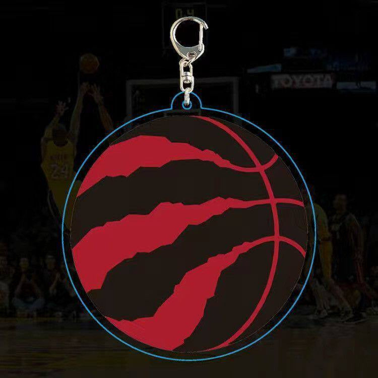 Wholesale Stylish Acrylic Keychain 5Cm Basketball Backpack Charm Car Key Accessory For Students And Resale