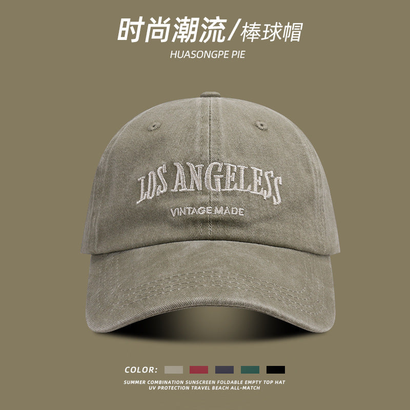 Wholesale Retro American Style Washed Versatile Casual Baseball Cap