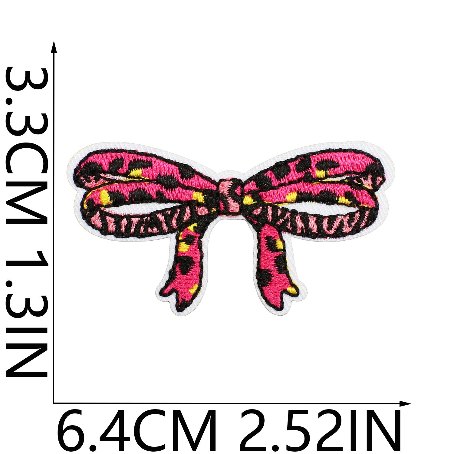 Wholesale Fashion Animal Print Embroidered Patches Polyester Clothing Decorative Accent Trendy Resale Accessory