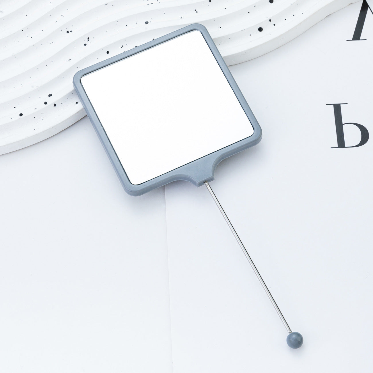 Wholesale Multicolor hand-held square DIY small mirror