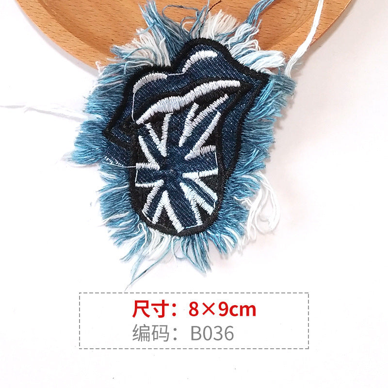 Wholesale Letter Skull Series Embroidery DIY Patches