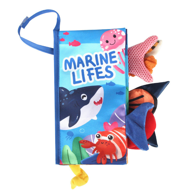 Wholesale PC Baby Sensory Development Enlightenment Cognitive Tail Cloth Book