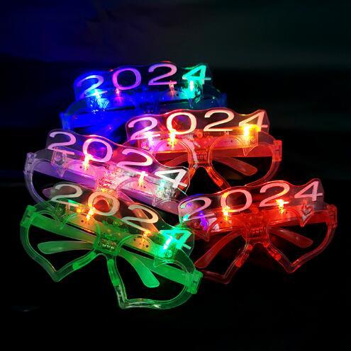 Wholesale LED Cool Light Square Louver Love Glasses