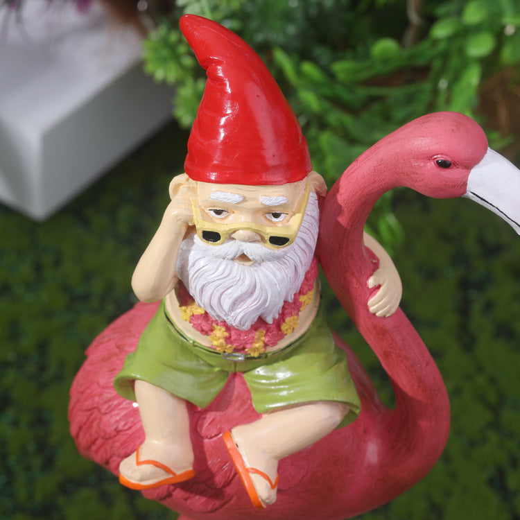 Wholesale of Resin Ornaments for Dwarf Flamingos