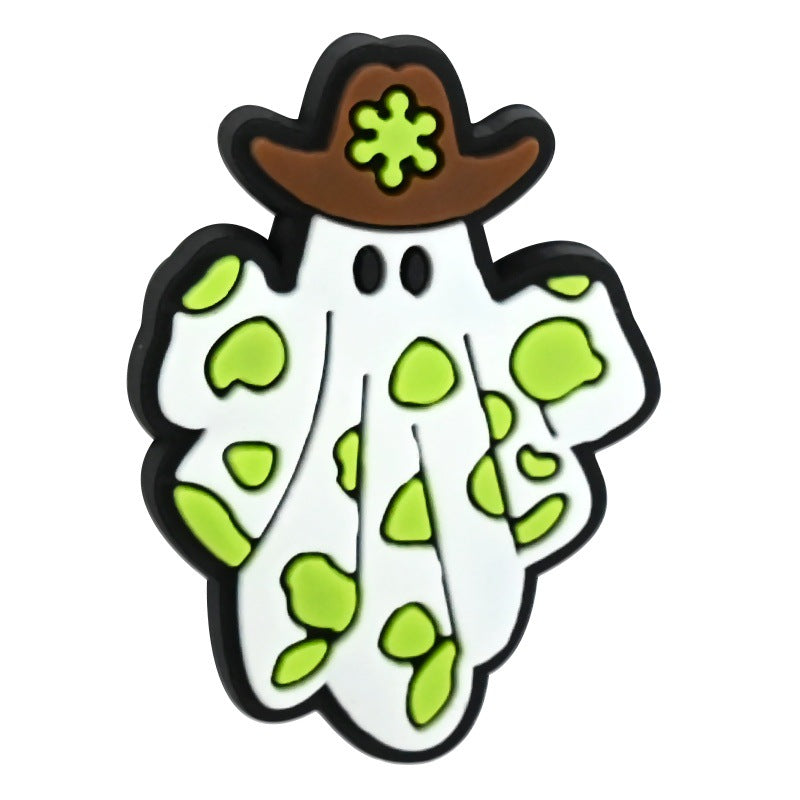 Wholesale Random 100pcs/pack  Cartoon Halloween Series PVC Soft Focal Beads