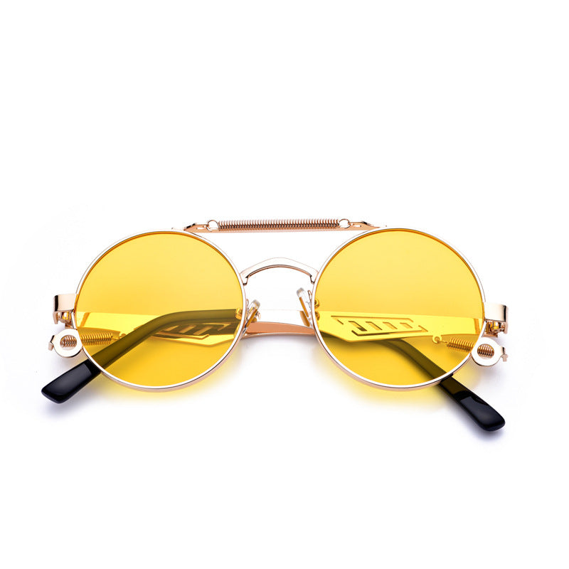 Wholesale Personalized Metal Spring PC Sunglasses