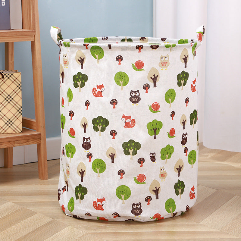 Wholesale Cotton and Linen Foldable Waterproof Storage Baskets