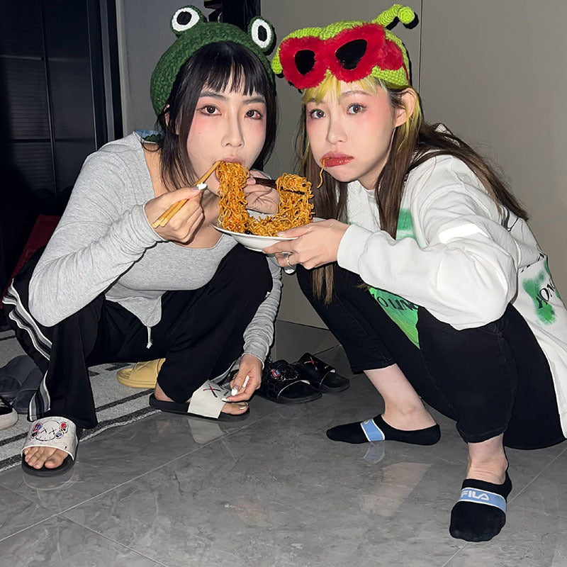 Wholesale Plush Winter Fashion Cat-eye Sunglasses