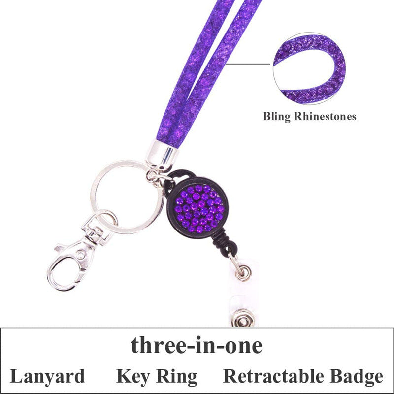 Wholesale Plastic Fishing Nets with Diamond Hanging Ropes and Keychains