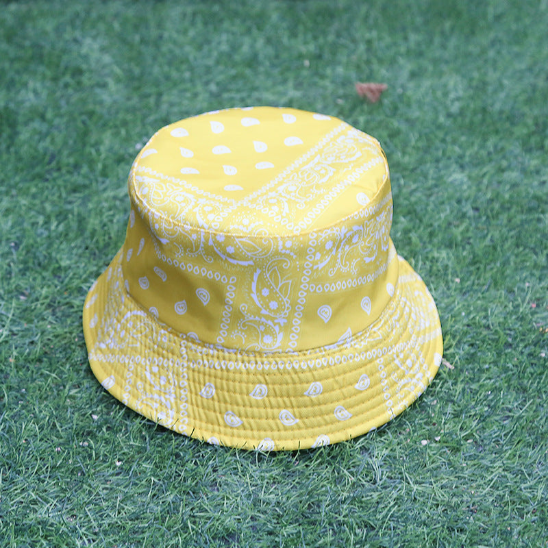 Wholesale 2023 Summer New Cashew Flower Polyester Bucket Hat