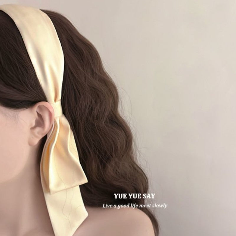 Wholesale Summer Vintage Milk Green Mixed Material Headband