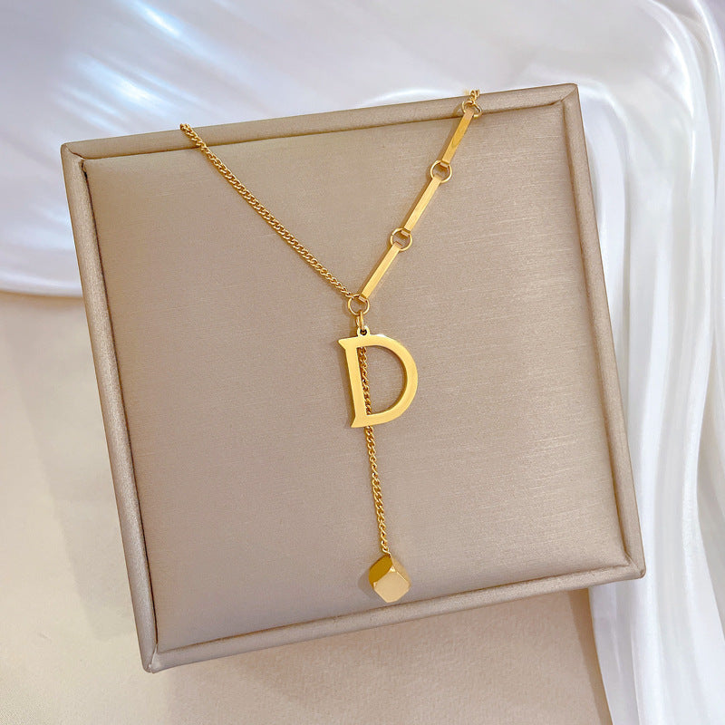 Wholesale Geometric Animal Personalized 18k Gold Plated Clavicle Chain