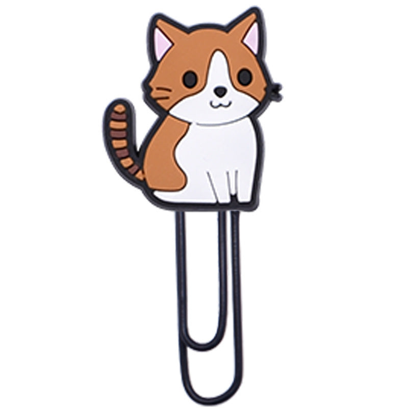 Wholesale  Random 50pcs/pack   Colorful cartoon cat bookmark