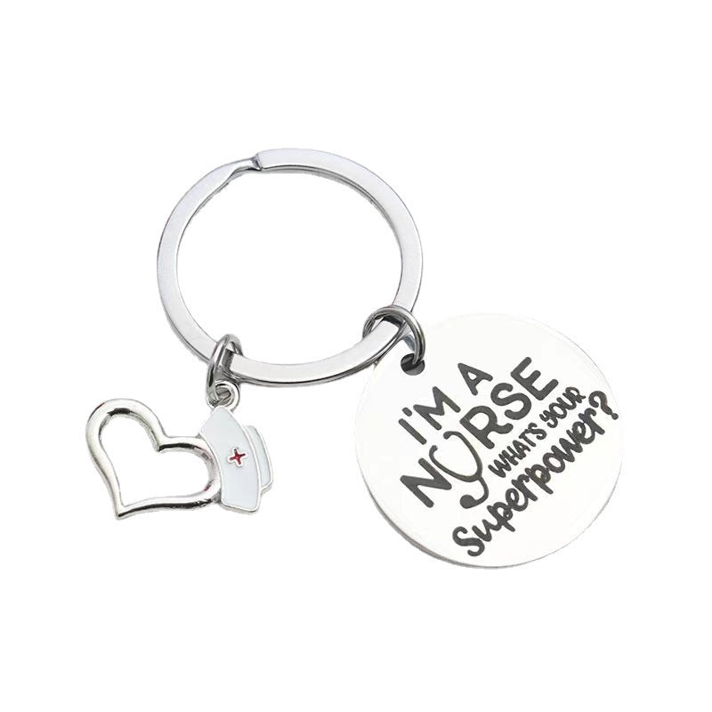 Wholesale Stainless Steel Doctor Nurse Keychain