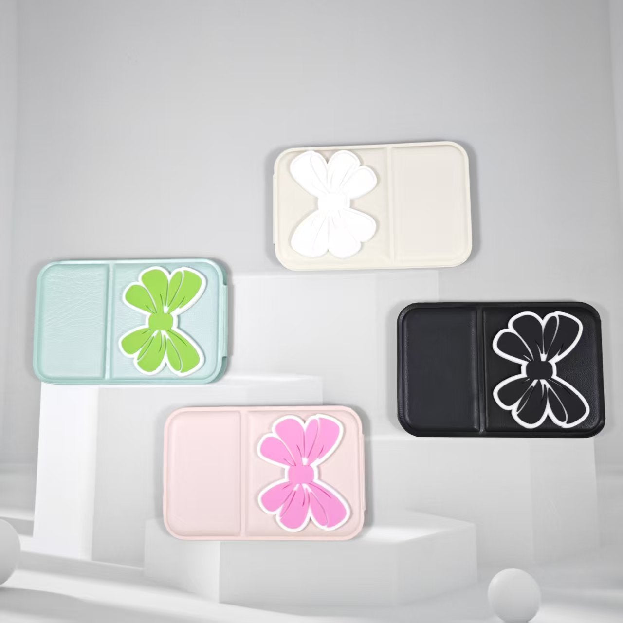 Wholesale Bow shaped folding makeup mirror