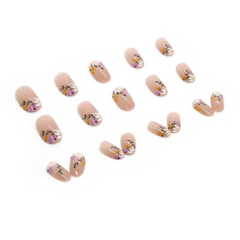 Wholesale Small flower round head nail art nail polish