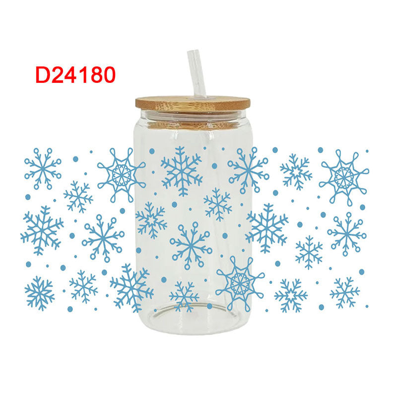 Wholesale UV Transfer Paste Glass Crystal Label Crystal Paste 16OZ UV DTF WRAPS