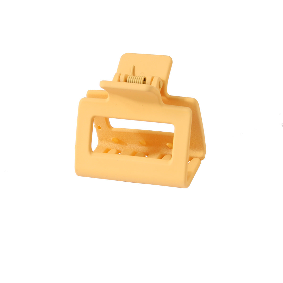 Wholesale 5CM Square Frosted Resin Hair Clips