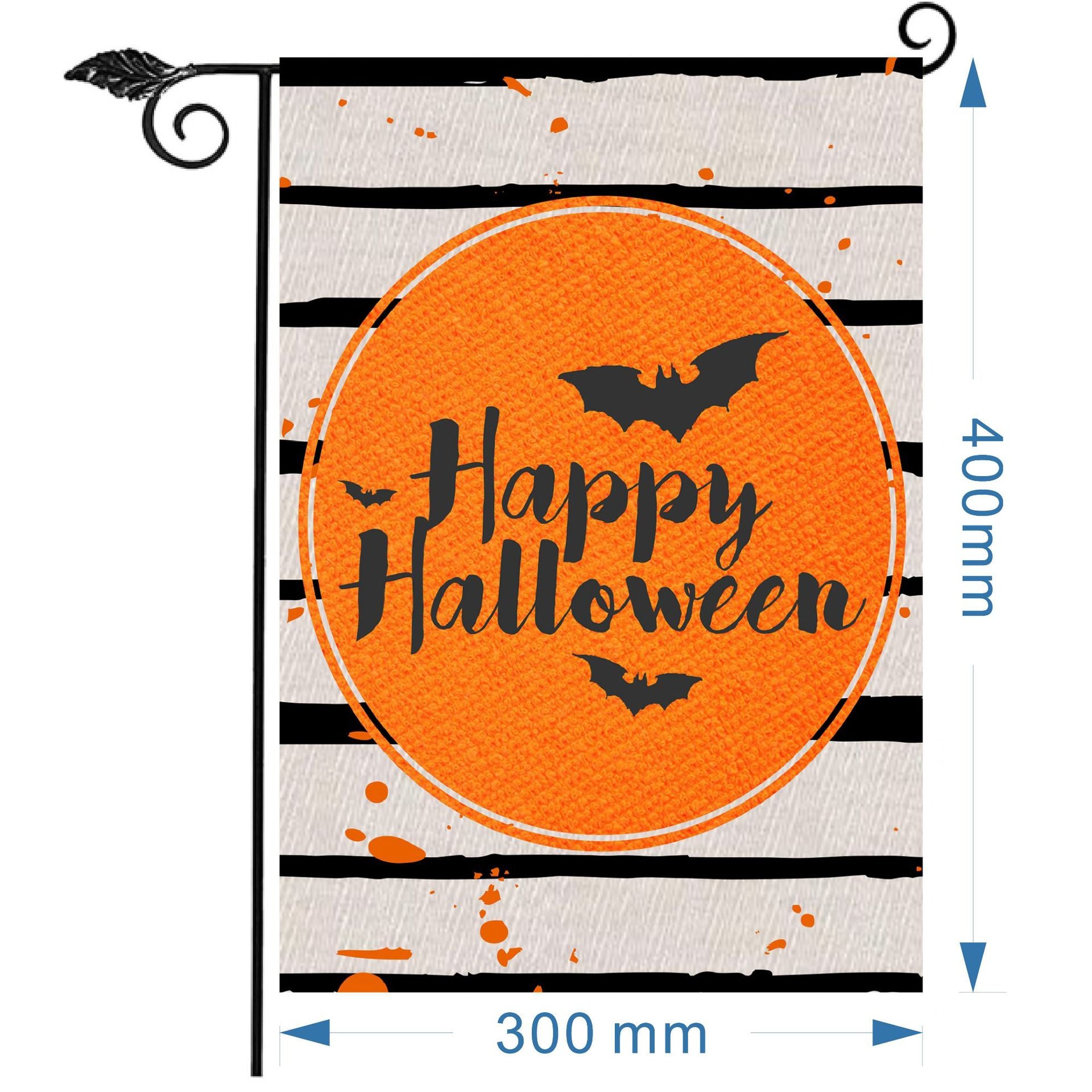 Wholesale Christmas garden flag linen print outdoor small flag yard decoration flag