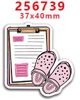 Wholesale Random 30pcs Pink Christmas Nurses' Day Acrylic Flatback