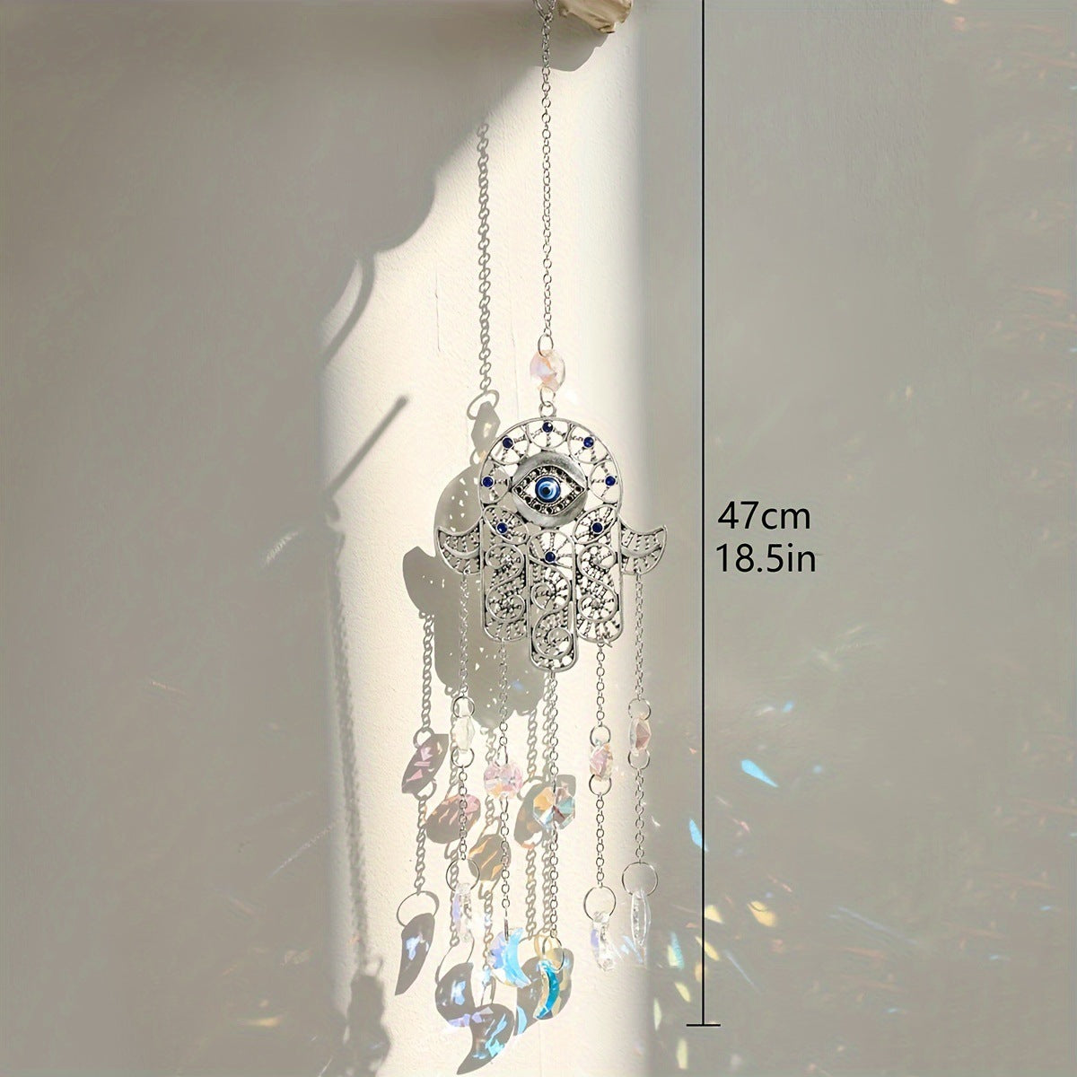 Wholesale Devil's Eye Palm Sun Catcher Crystal Garden Home Window Decoration