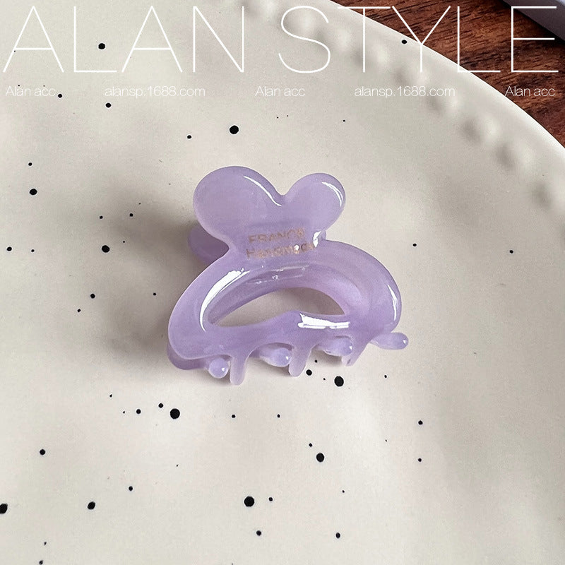 Wholesale Cute Little Rabbit Ears Butterfly Small Acetate Hair Clips