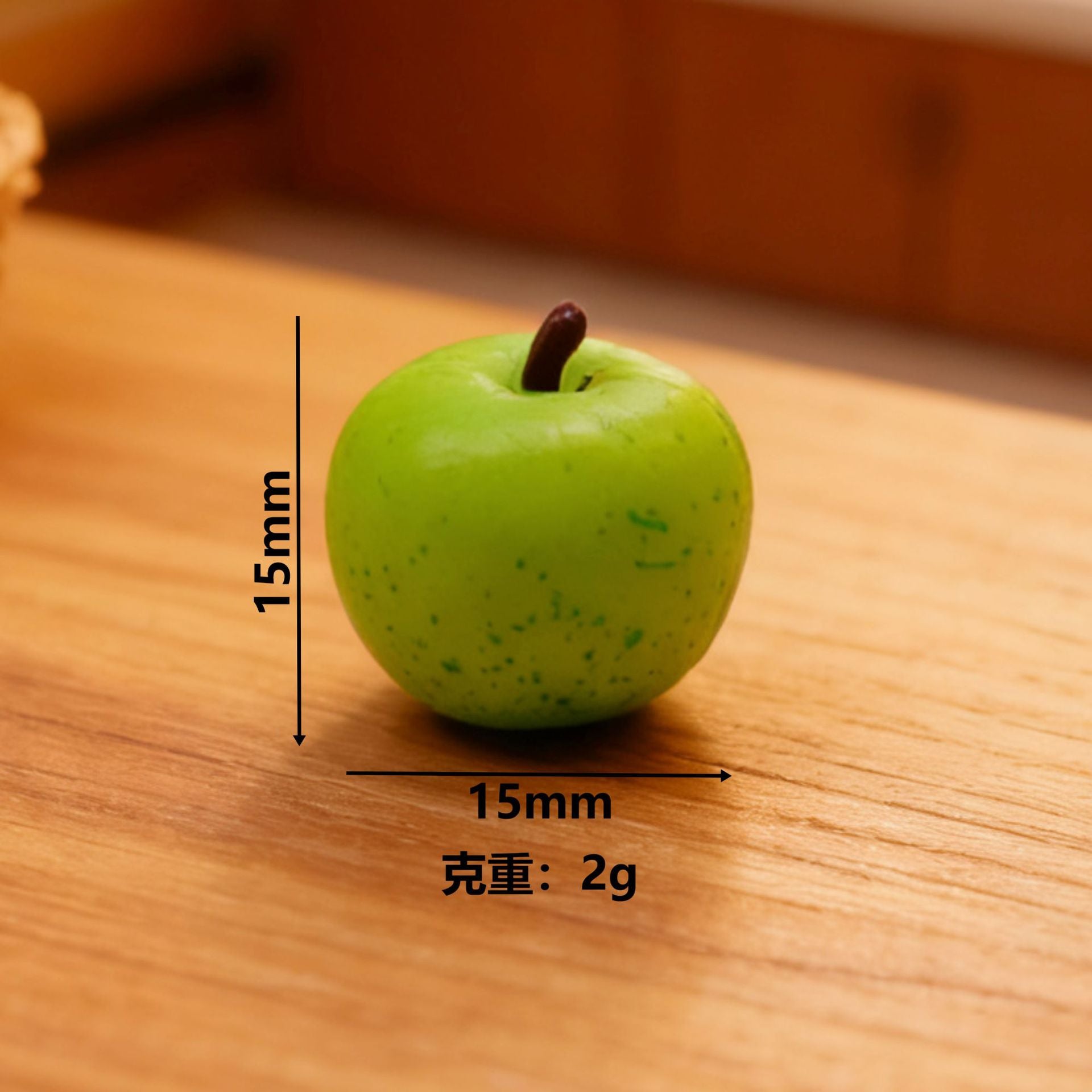 Wholesale 10pcs Mini Apple Miniature Food Toy Fruit  Ornaments  Doll Accessories