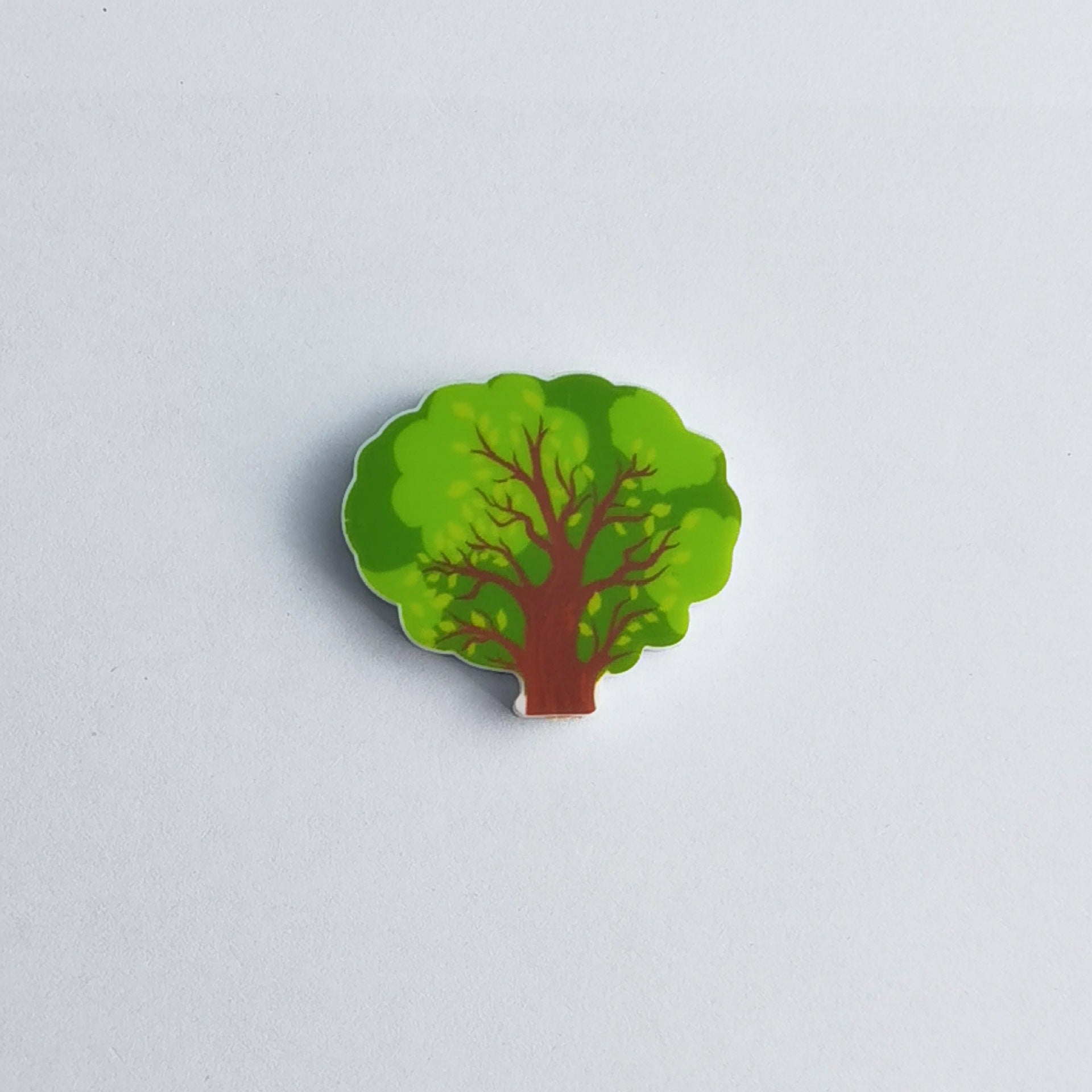 Wholesale 30pcs Colorful and diverse tree shaped flower printing Focal Beads