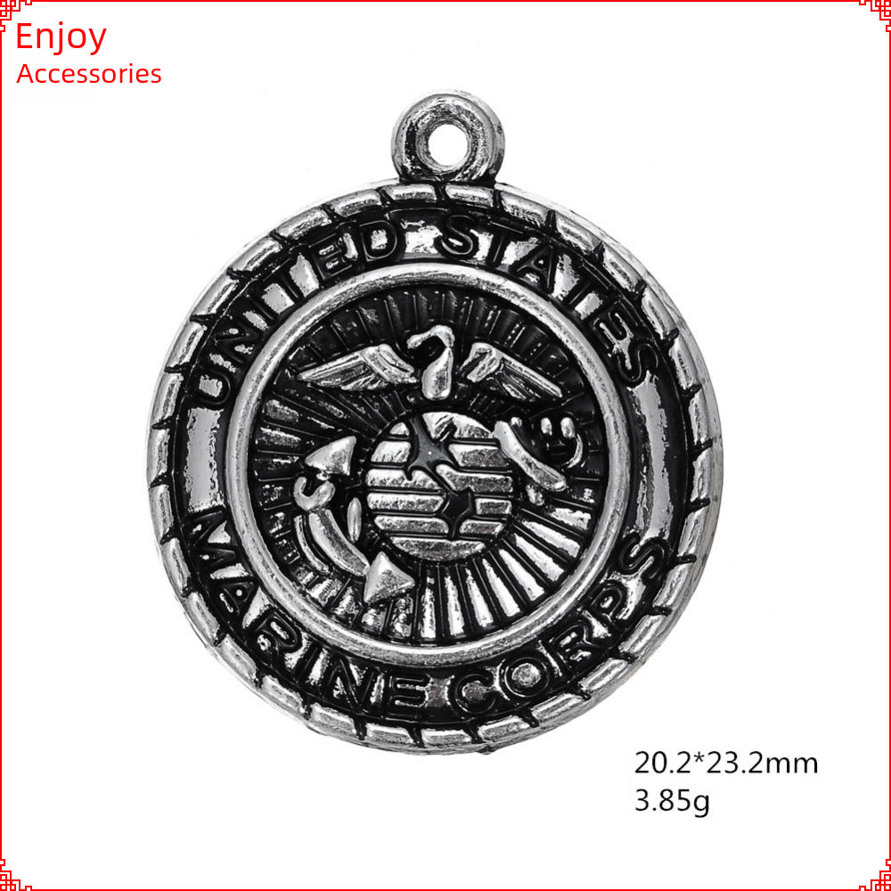 Wholesale  Navy Road Army Air Force Fire Ancient Silver Jewelry Tab Accessories