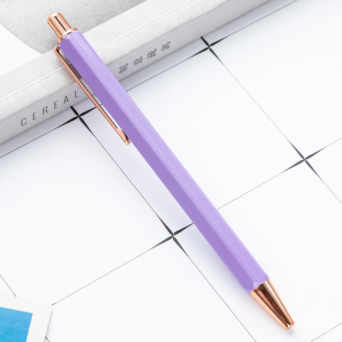 Wholesale Hexagonal Push Metal Ballpoint Pen