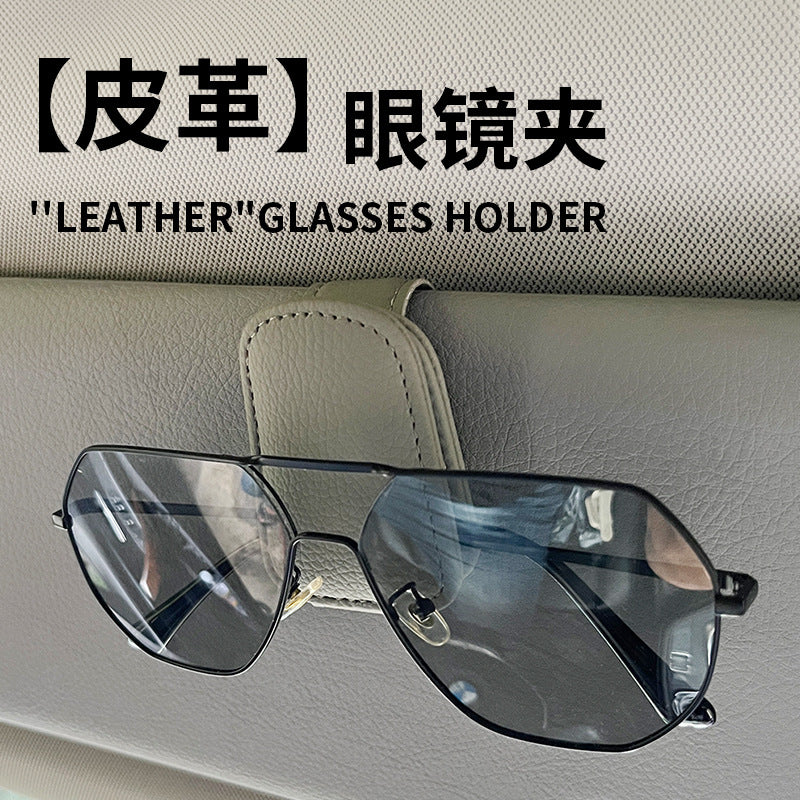 Wholesale Car glasses clip glasses visor sunglasses car multi-function card holder
