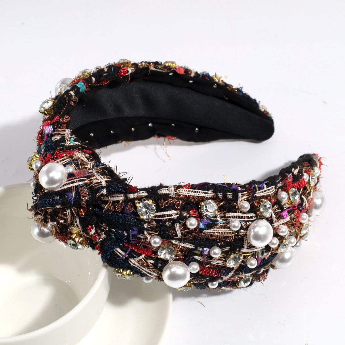 Wholesale Wide Edge Woolen Knotted Headband