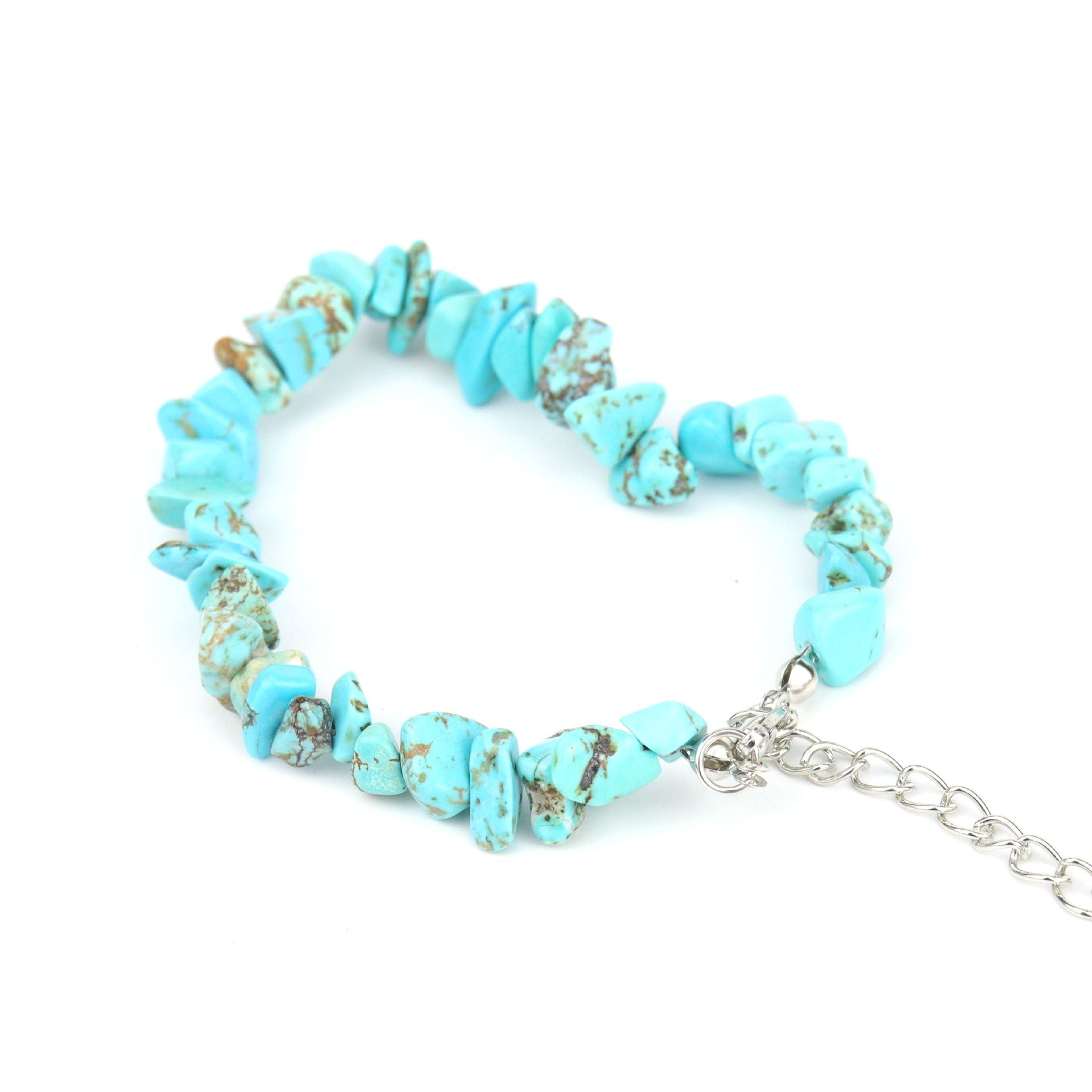 Wholesale Vintage Natural Crystal Crushed Amethyst Adjustable Bracelet