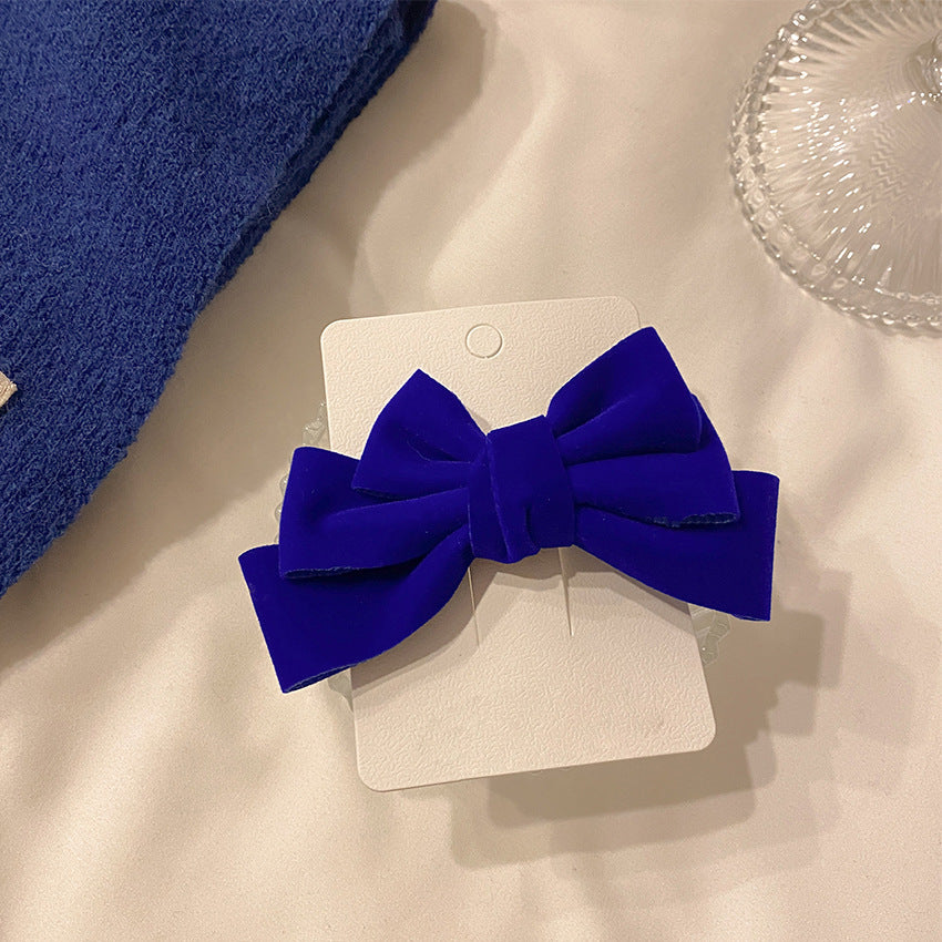 Wholesale Velvet Big Bow Hair Clip
