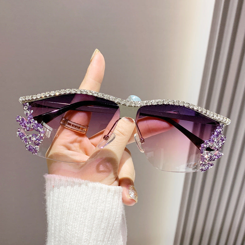 Wholesale Metal Diamond Sunglasses