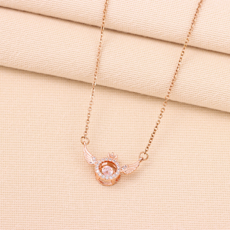 Wholesale Flexible Wing Titanium Steel Necklaces