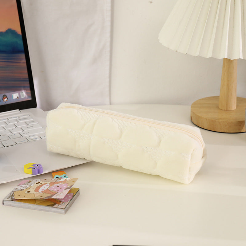Wholesale Short Plush Cloud Pencil Case