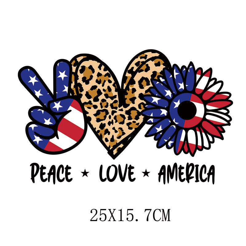 Wholesale Independence Day Hot Stamping StickerUV DTF Ready to Press Transfers Wraps