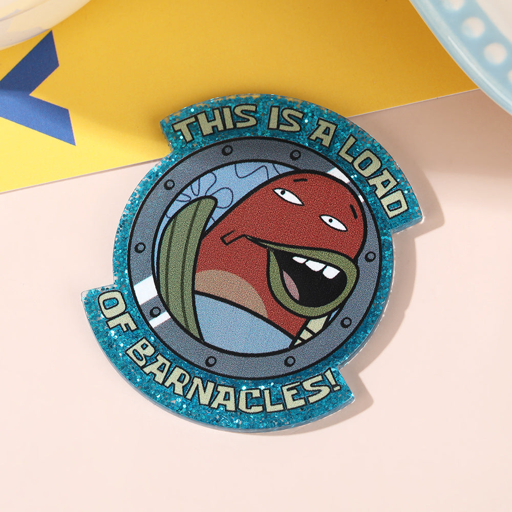 Wholesale 10pcs Cartoon of funny animals Acrylic Flatback