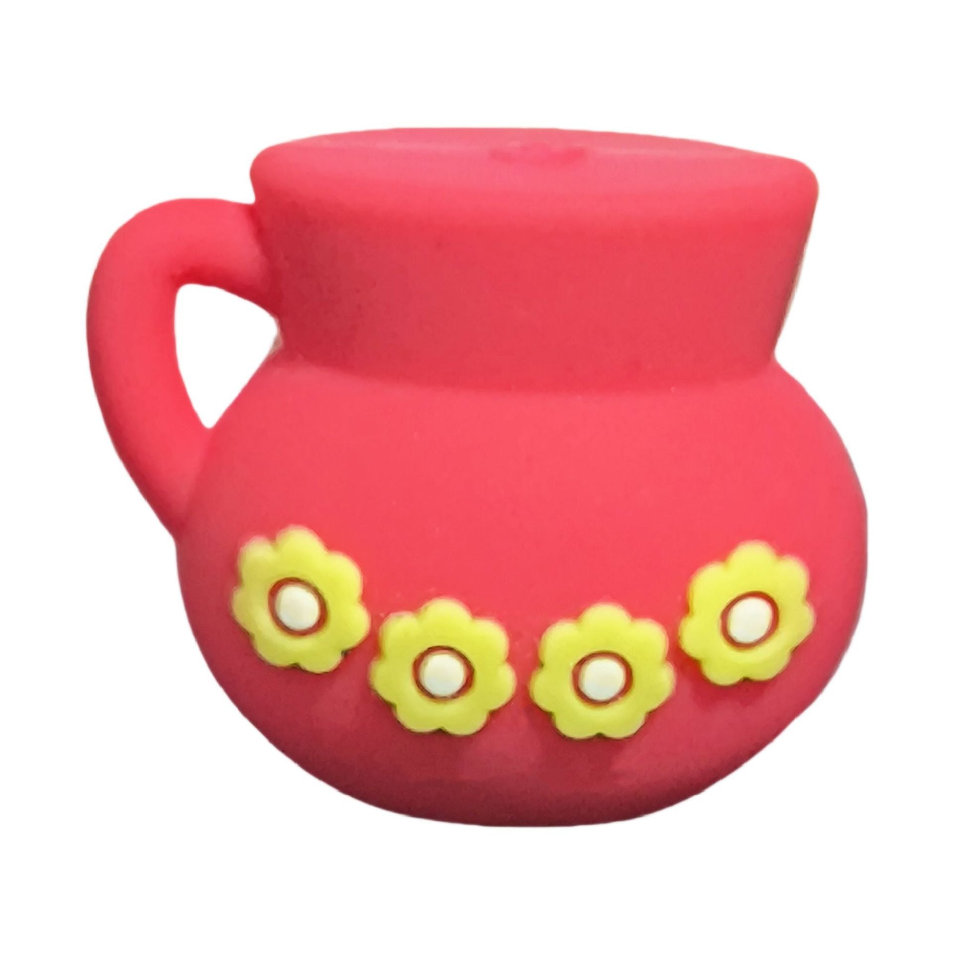 Wholesale 10pcs colorful flower pot 3D Focal Beads