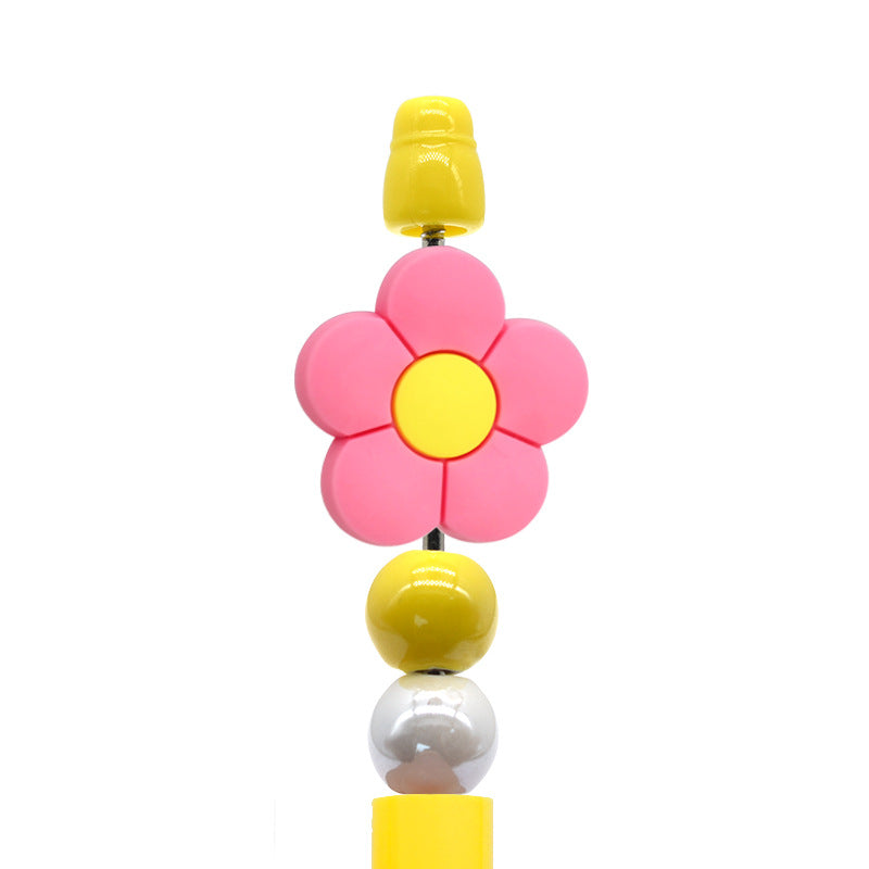 Wholesale Random 100pcs/pack  Cartoon Butterfly Flower Beads Focal Beads