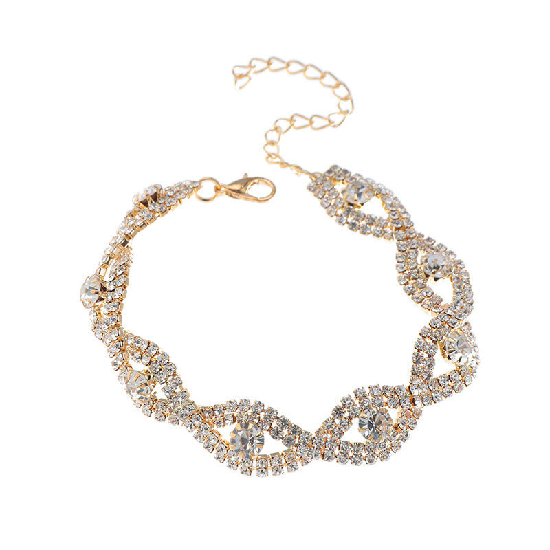 Wholesale Hollow Bracelet Carved Personality Diamond Bracelet