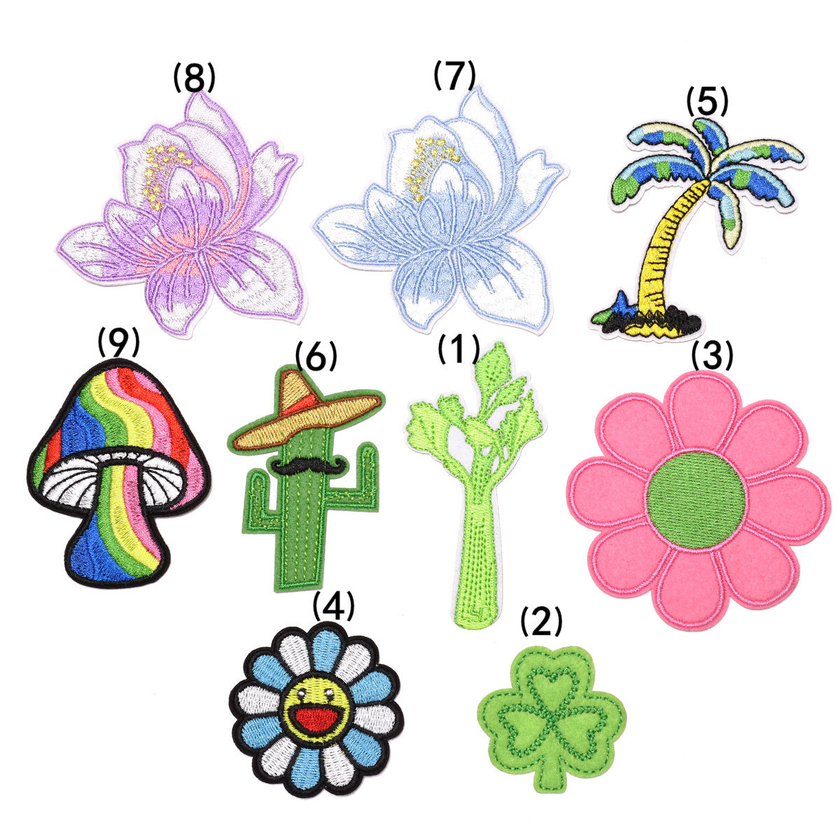 Wholesale Fabric Cartoon Patches For Kids Clothes 9 Designs Apparel Decorative DIY Craft Supply