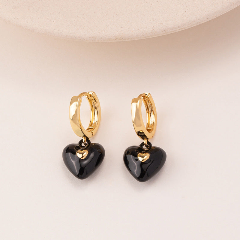 Wholesale Delivery Vintage Love Square Earrings