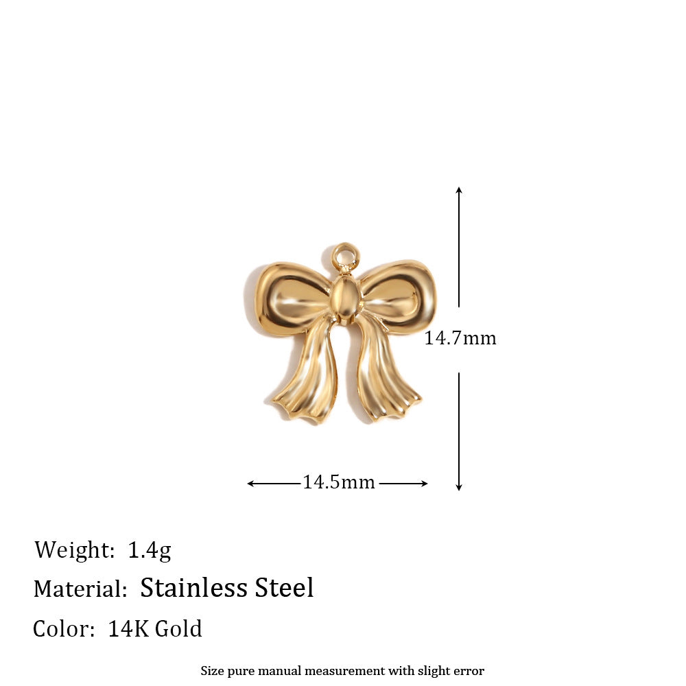 Wholesale Golden Ocean Flower Heart-Shaped Smiley Face Pendant