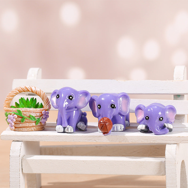 Wholesale of Elephant Resin Ornaments