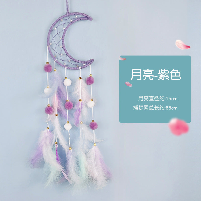 Wholesale Feather Woven Dream Catcher Pendant